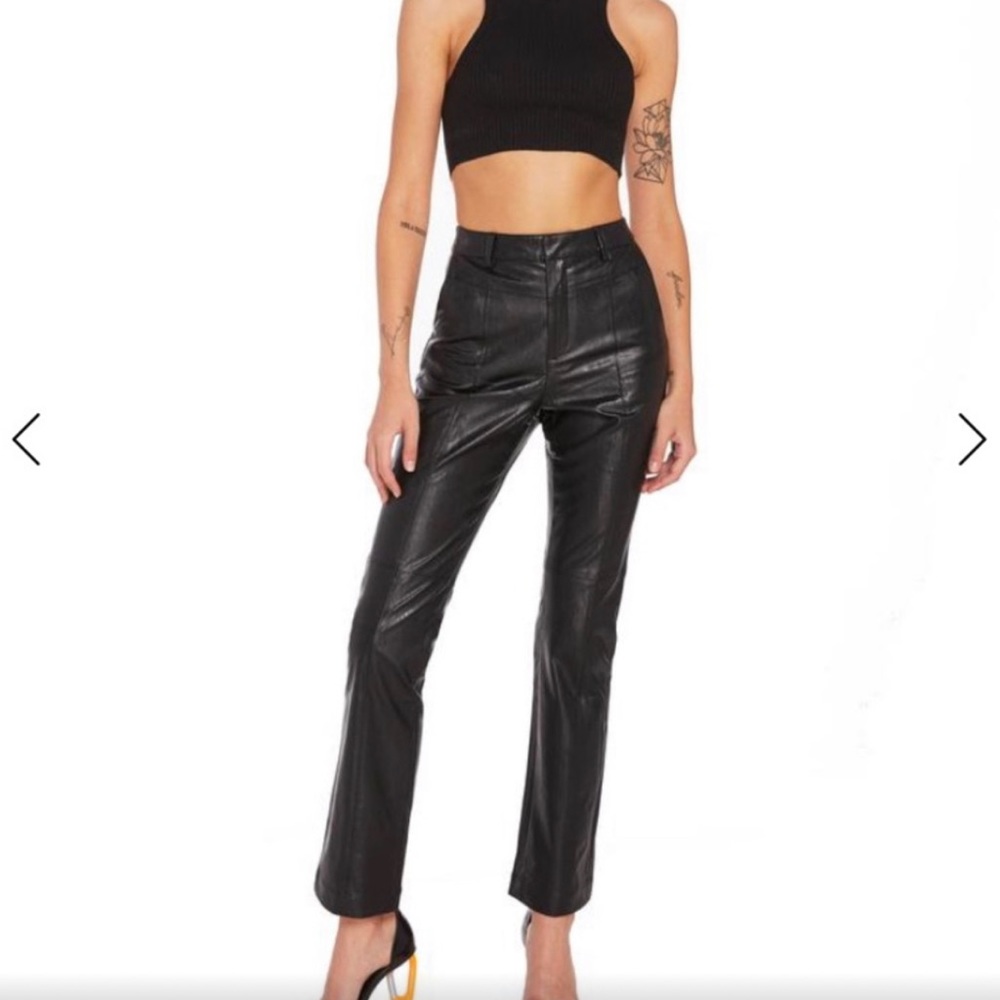 Steele vegan leather pants XS